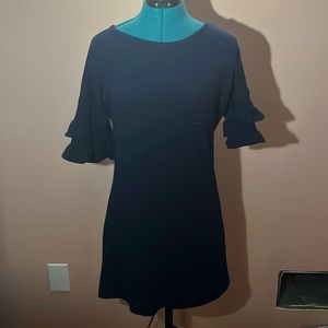 Blue ruffle dress